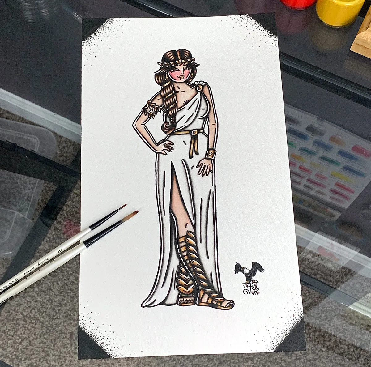 Greek Goddess Original Painting