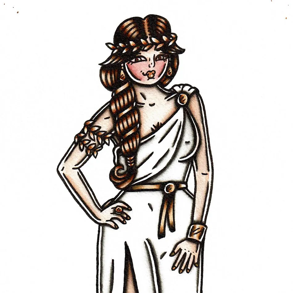 Greek Goddess Original Painting