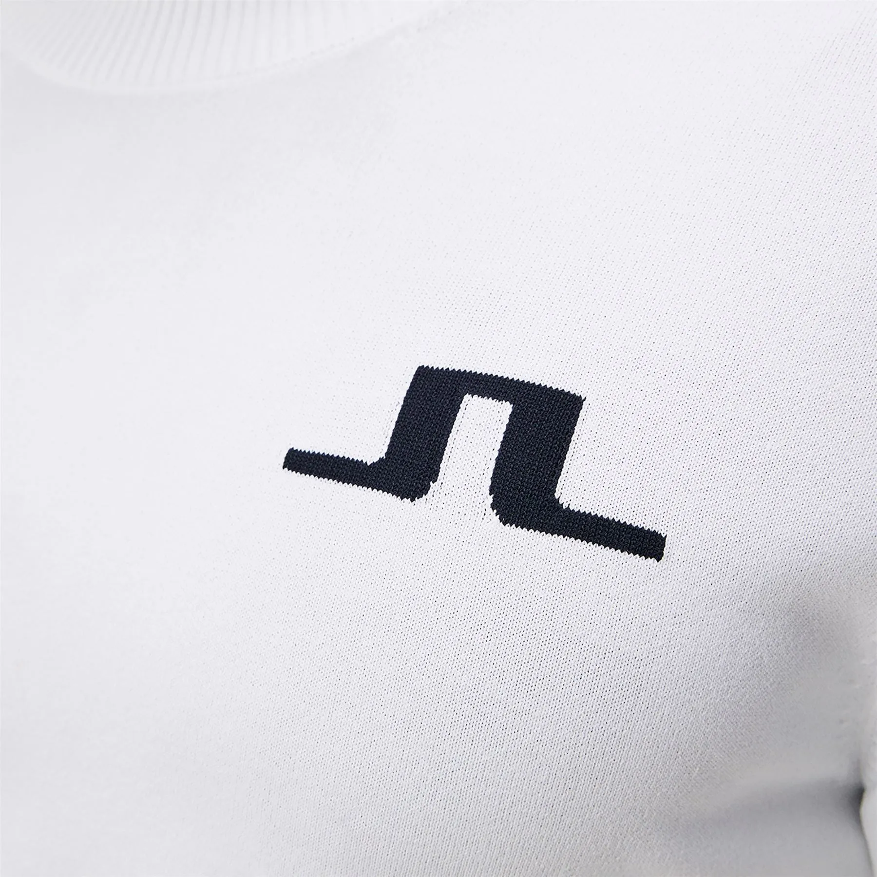 Gus Crew Neck Nylon Knitted Sweater White - SS24
