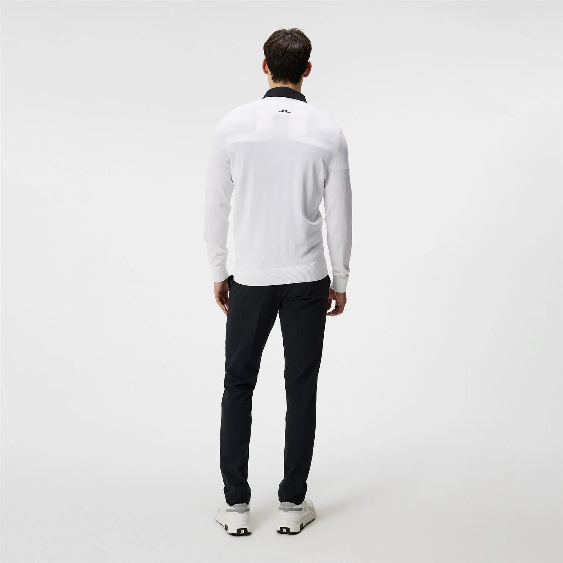 Gus Crew Neck Nylon Knitted Sweater White - SS24