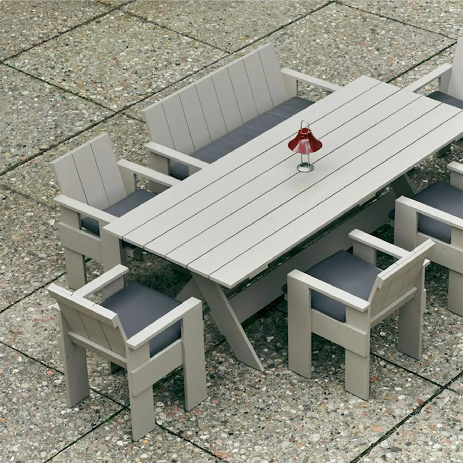 HAY Crate Outdoor Furniture Dining Bench Cushion