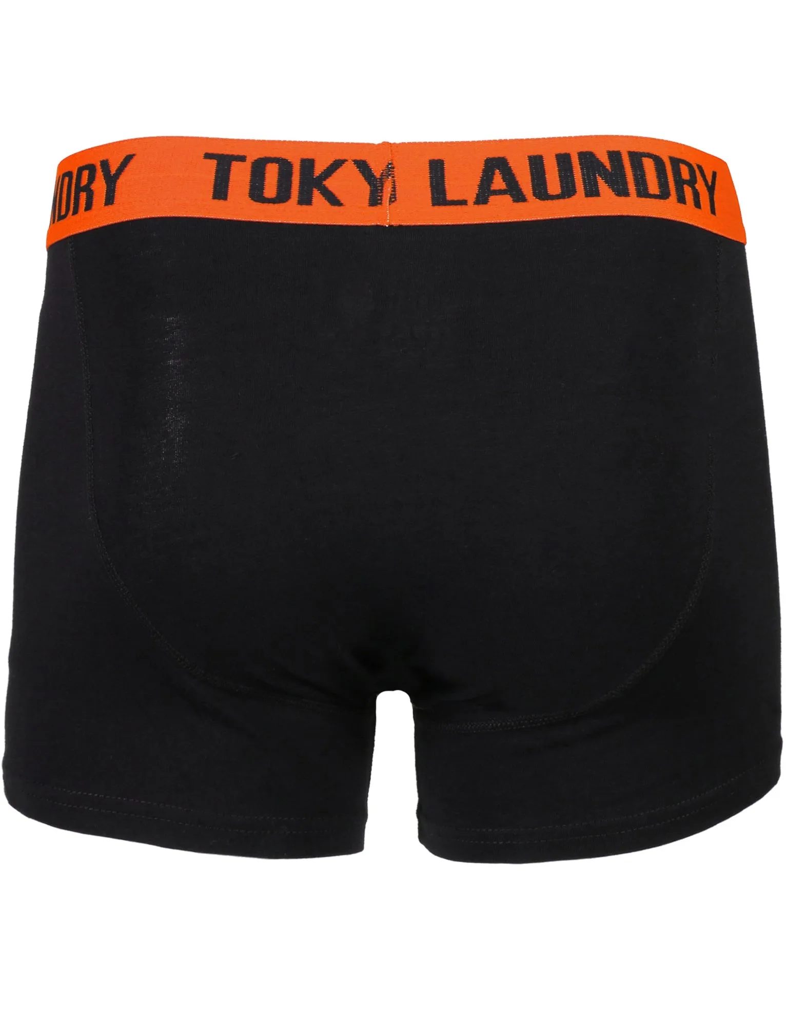 Heiron (2 Pack) Boxer Shorts Set in Harvest Pumpkin / Purple Opulence - Tokyo Laundry
