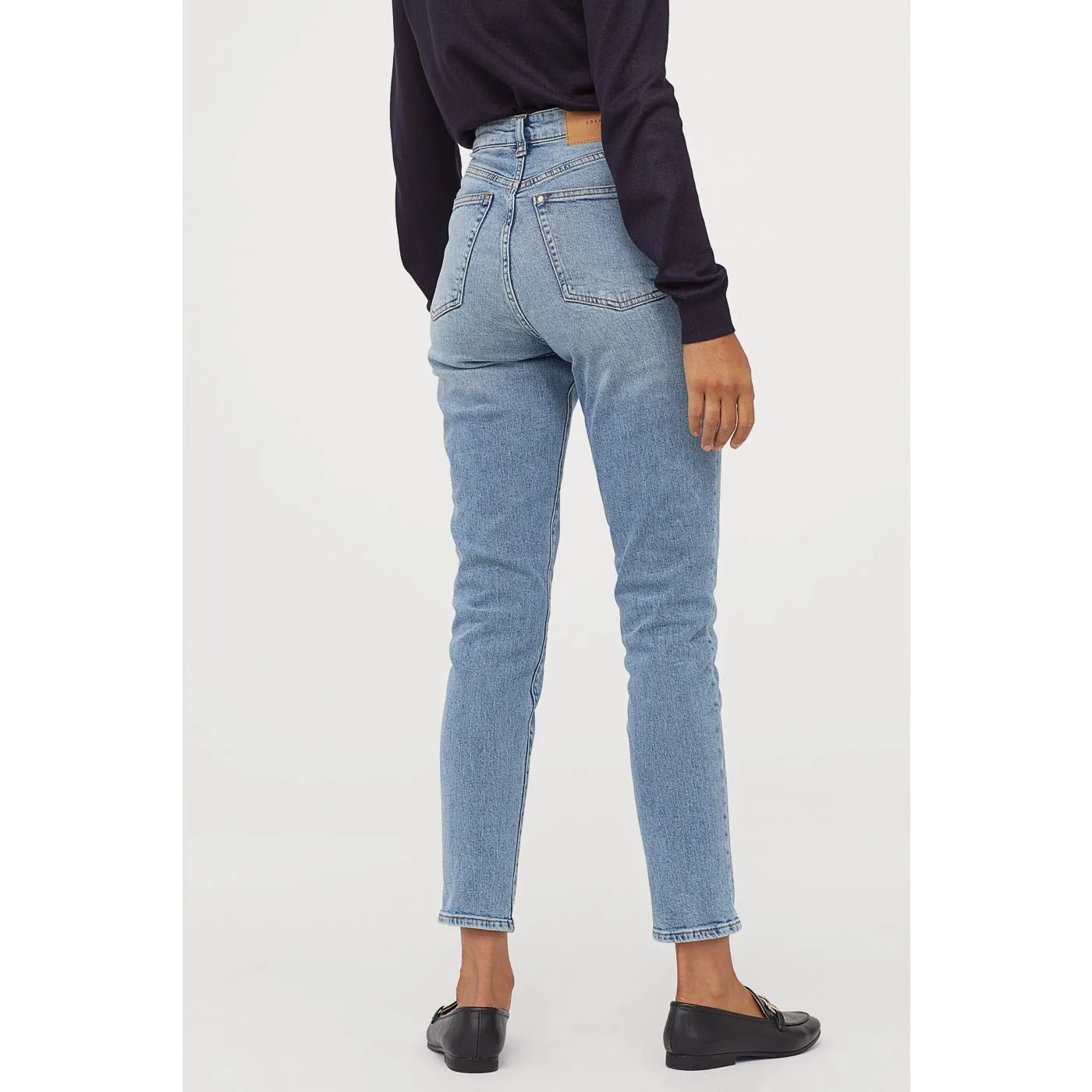 HM Mom Ankle Blue Jeans