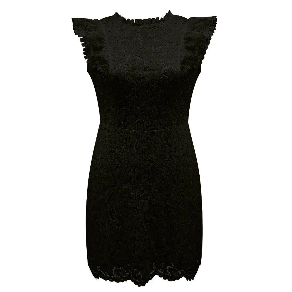 Isabella - Elegant Lace Midi Dress