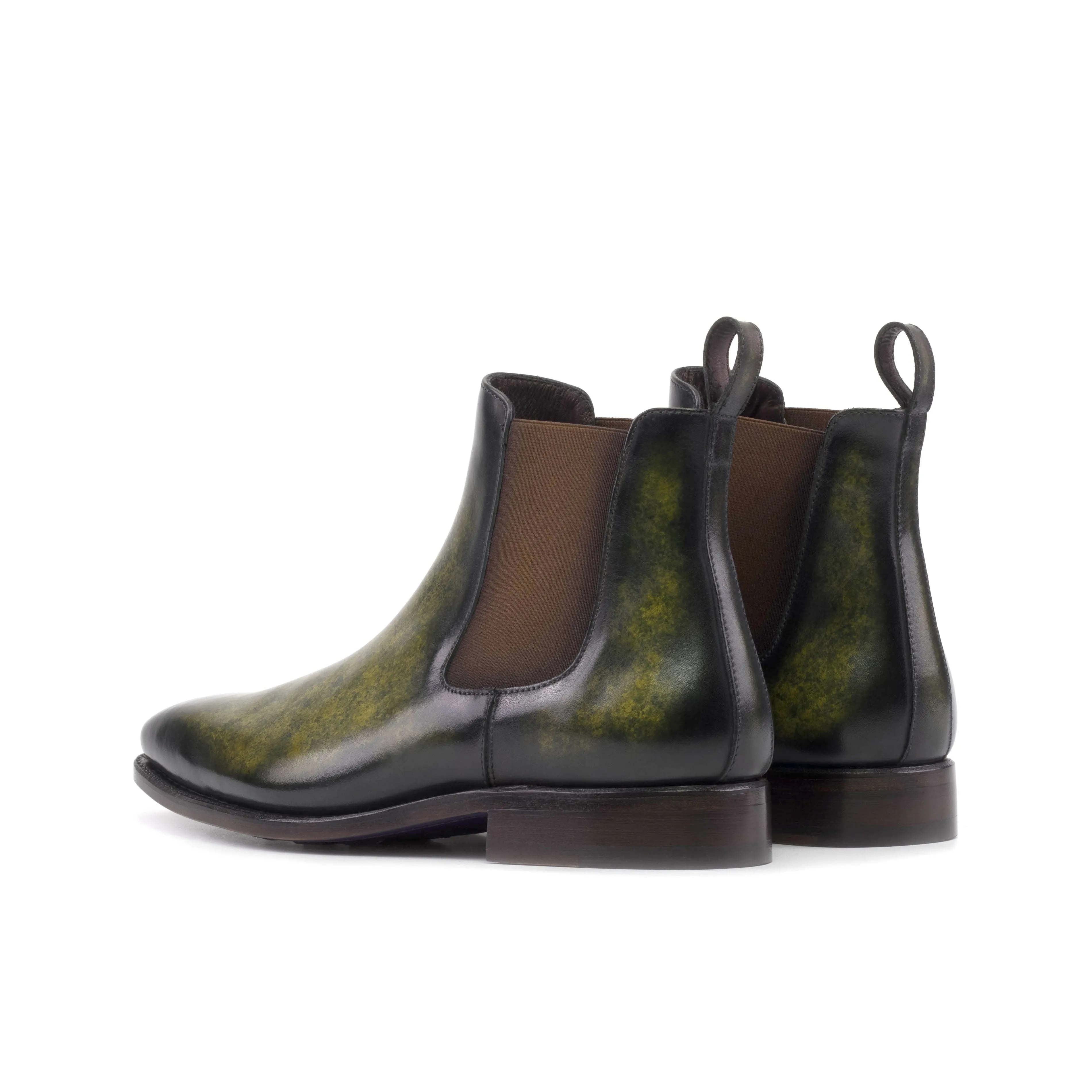 Ivoire Patina Chelsea Boots