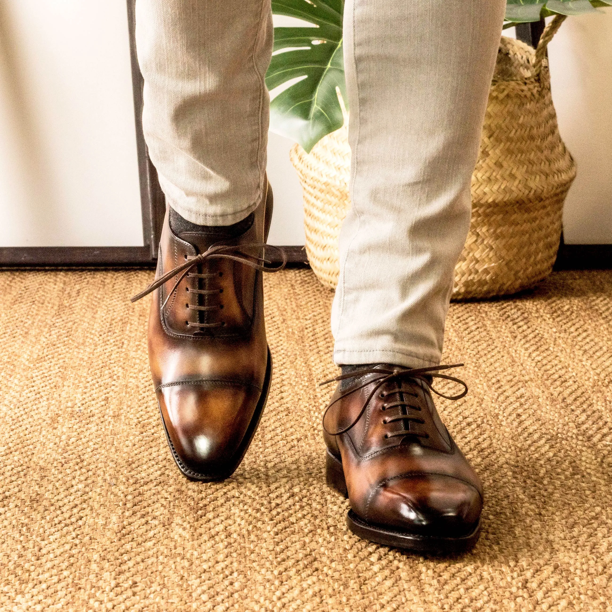 Jiniva Patina Oxford shoes