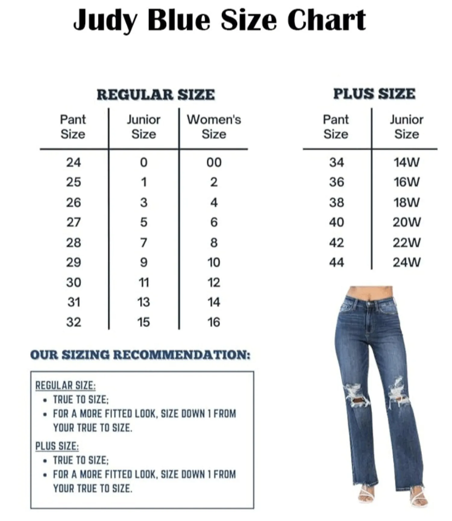 Judy Blue - Mid Rise Straight Leg w/ Fray Hem Jeans - 82622