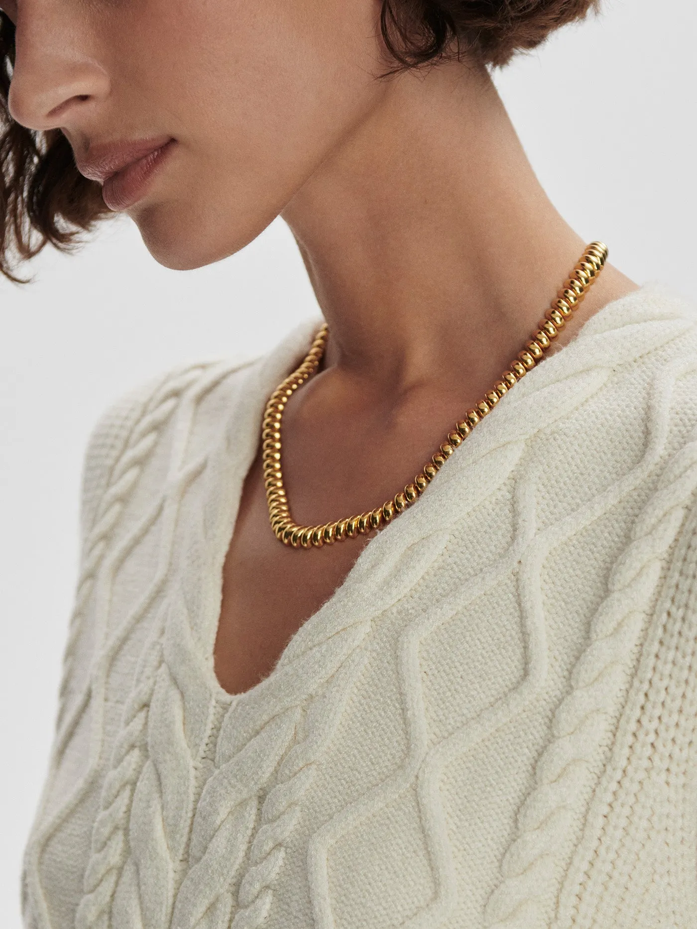 Kay Cable Knit Vest