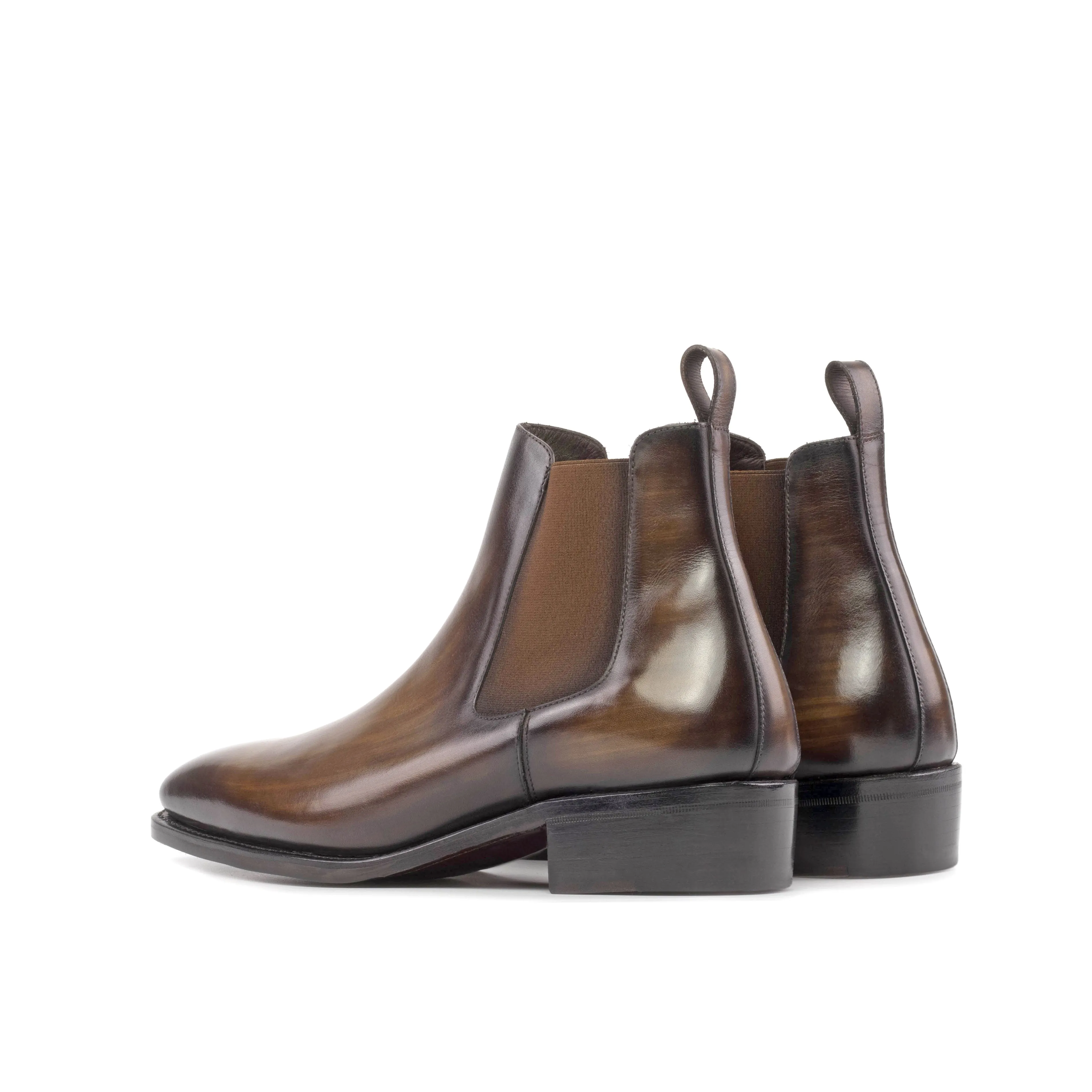 Kingcharl Patina Chelsea Boots