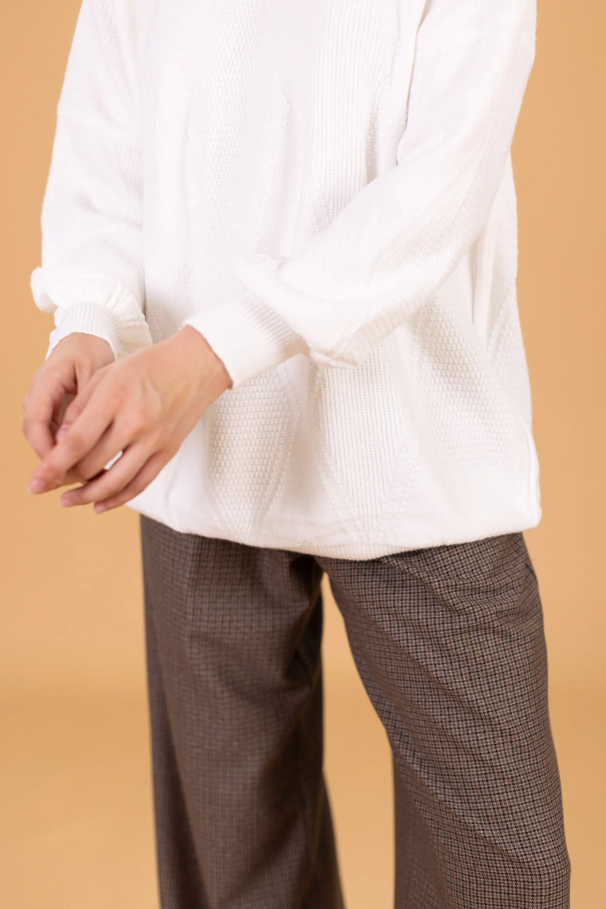 Knit Sweater Henri White