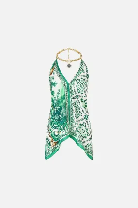 KNOTTED SCARF TOP CORRIDOR OF CALM