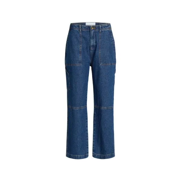 La Rouge Louise Denim Pants Washed Denim LR1201