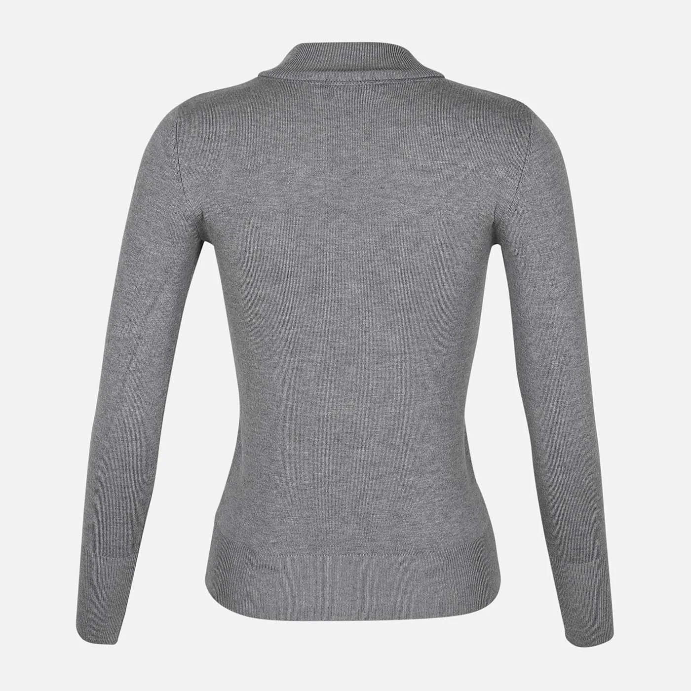 LADIES BASIC SWEATER ROLLNECK