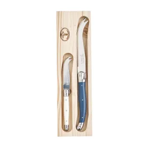 Laguiole Jean Dubost Atelier Cheese Knife Set Set of 2