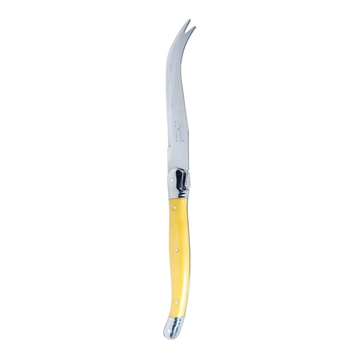 Laguiole Jean Dubost Deluxe Cheese Knife Yellow