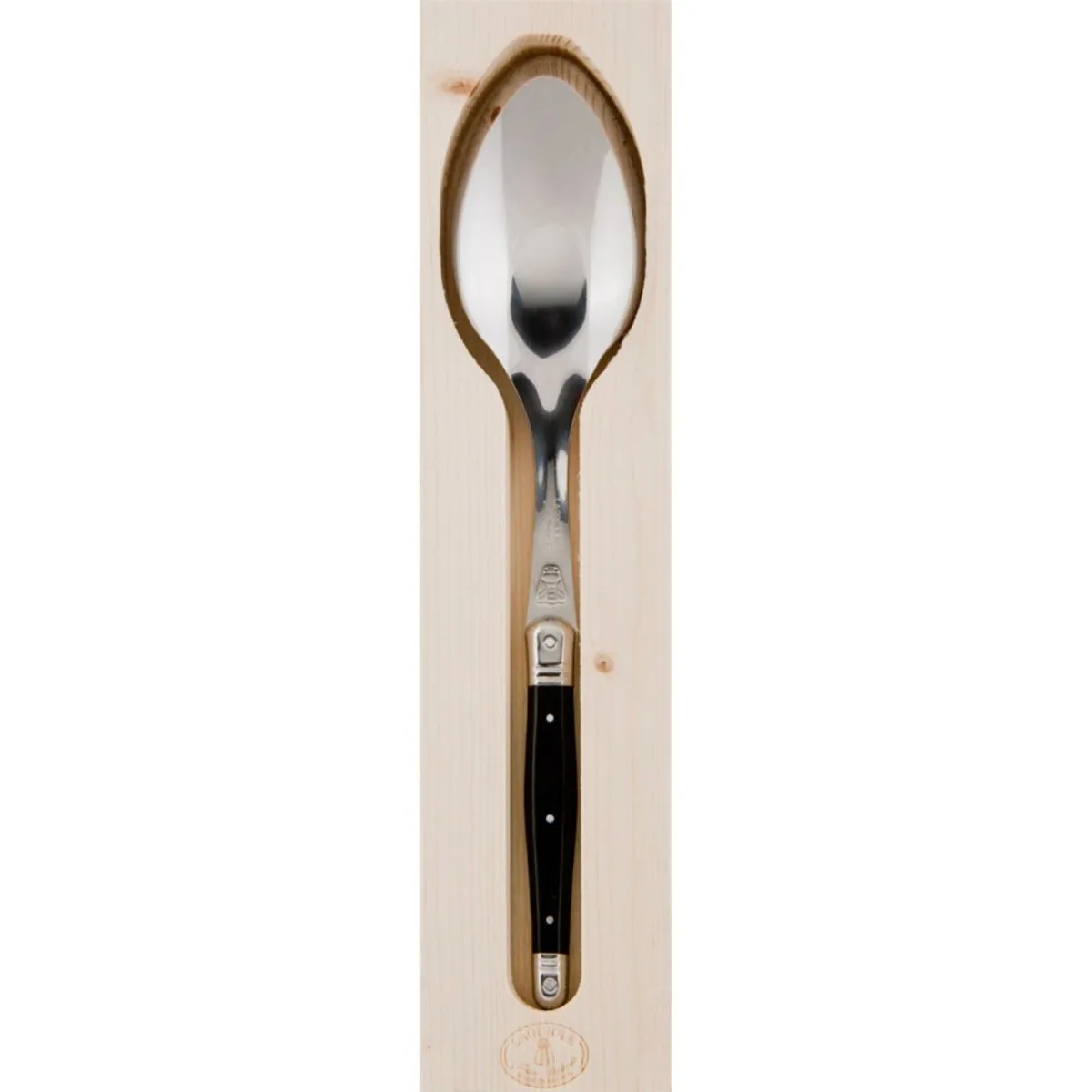 Laguiole Jean Dubost Deluxe Serving Spoon Black