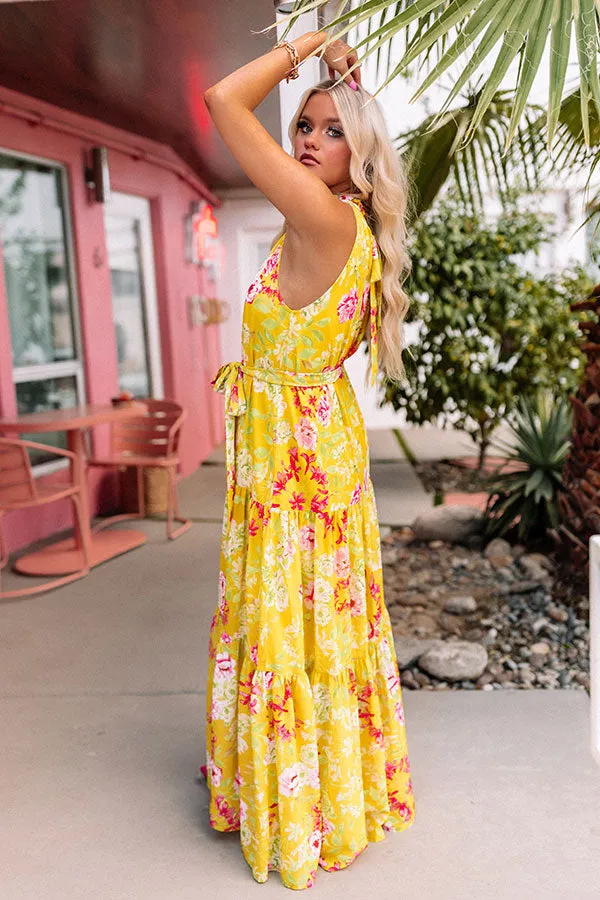 Let's Get Tropical Floral Maxi