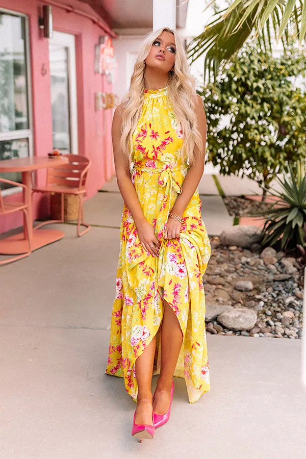 Let's Get Tropical Floral Maxi