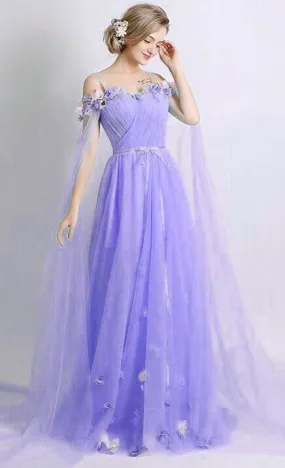 Long Purple Prom Dresses,  Formal Evening Dress   fg1326