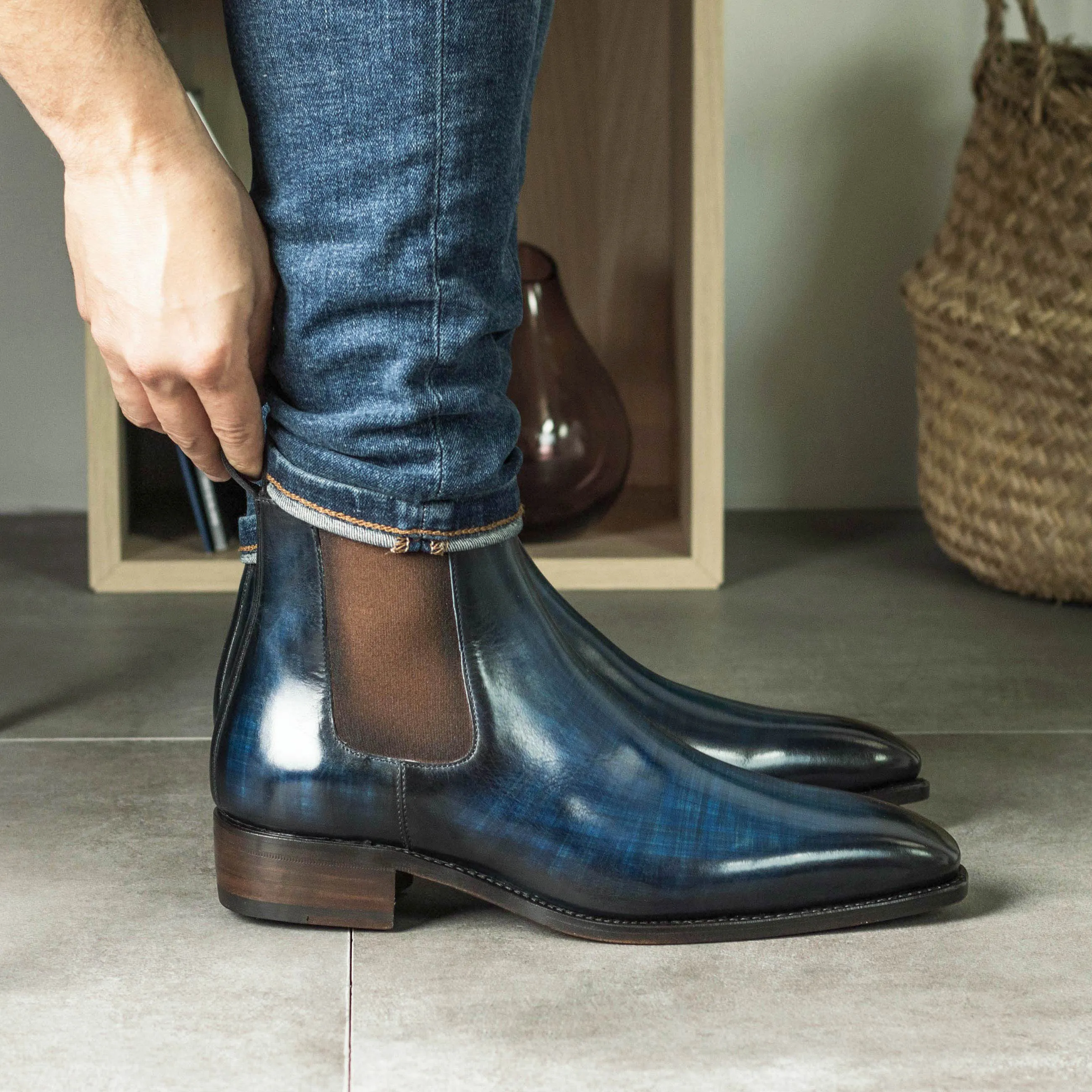 Lordpaul Patina Chelsea Boots