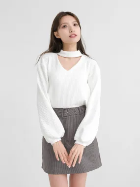 Lush Cut Out Knit Top