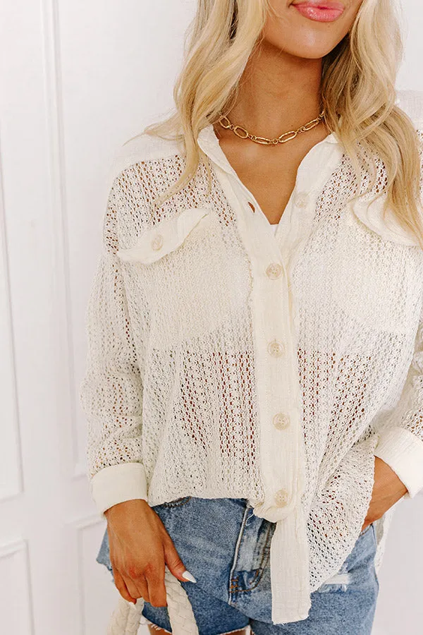 Malibu Beach Knit Top
