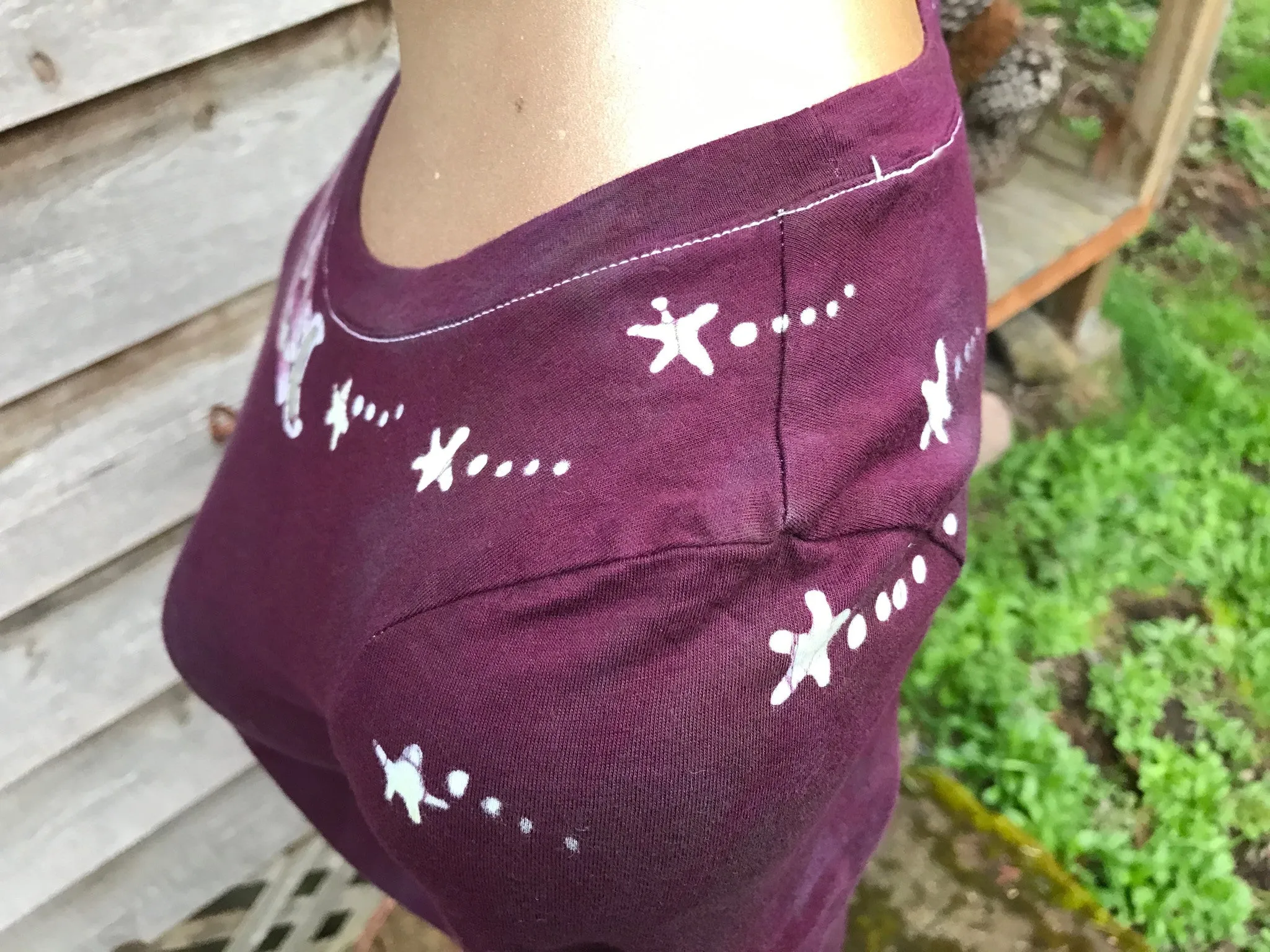 Marooned In Moonlight Sale Basket Batik Top