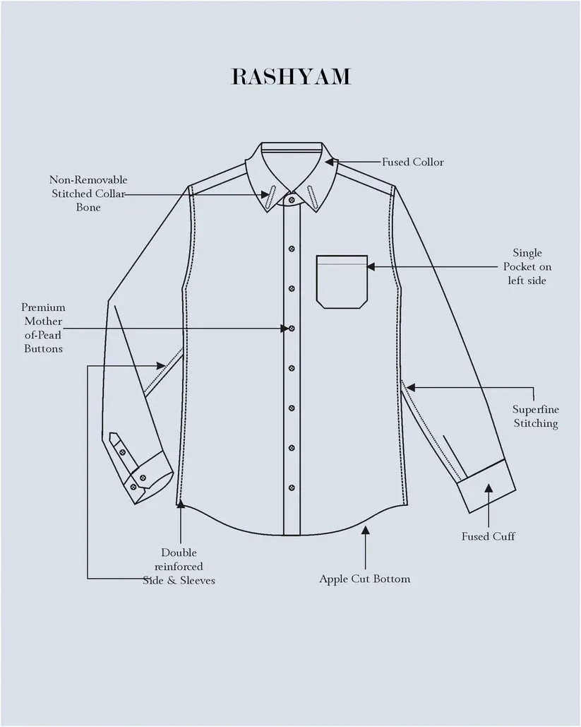 Merlino Yellow Luxury Cotton Formal Shirt For Men
