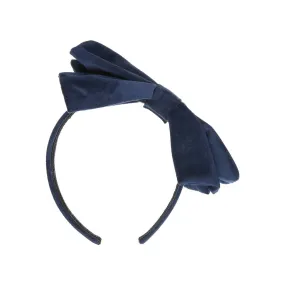 Mimi & Lula Oversized Velvet Bow Headband