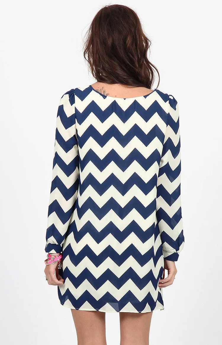 Mind Over Matter Dress Navy