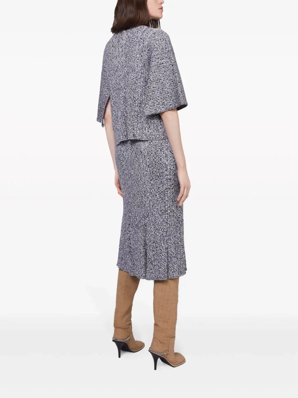 Mouline Rib Knit Top