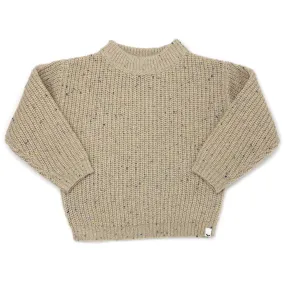 oh baby! Grandpa Knitted Pullover - Oatmeal Confetti