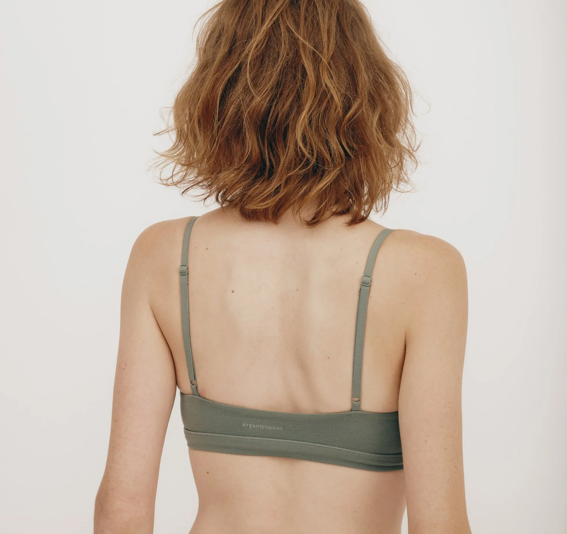 Organic Basics Flex Bralette - Seaweed