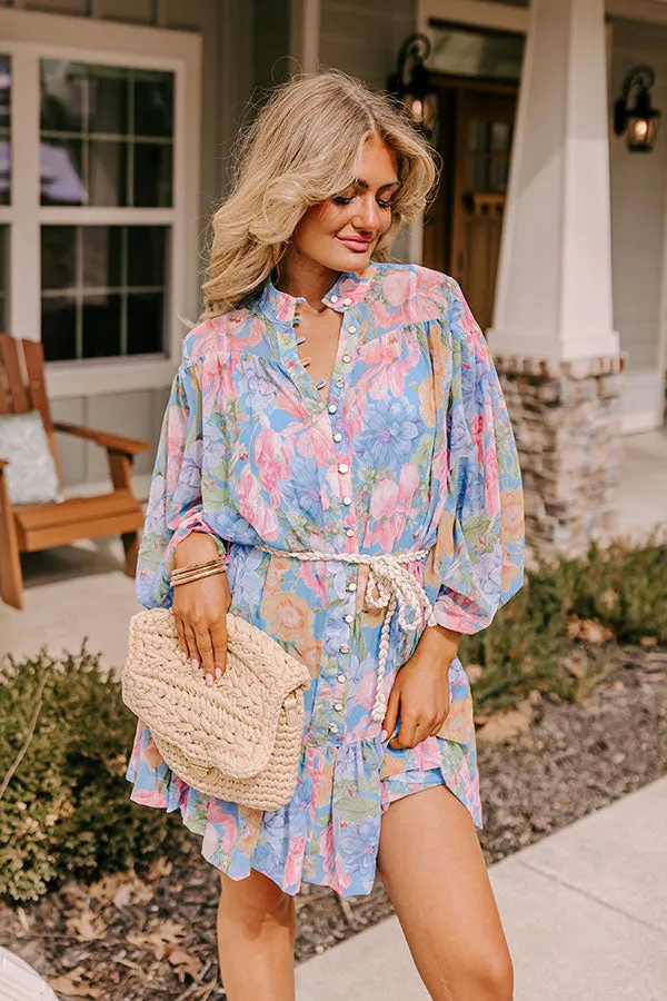 Petal Palette Floral Dress