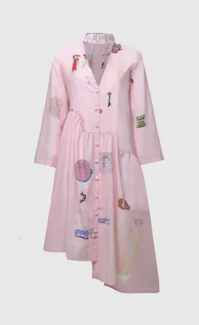 PINK COCKTAIL KAFTAN