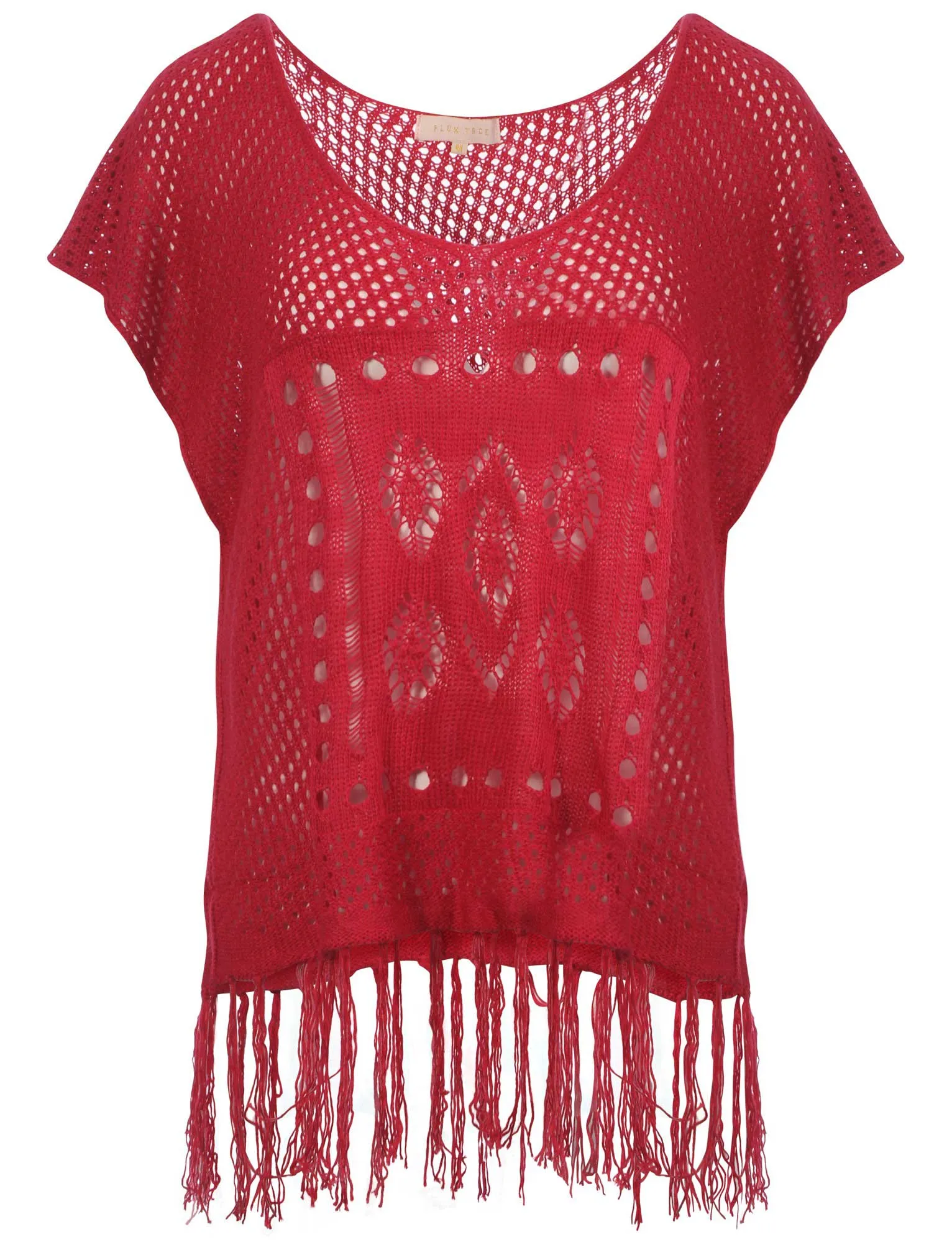 Plum Tree Khan pink knitted vest