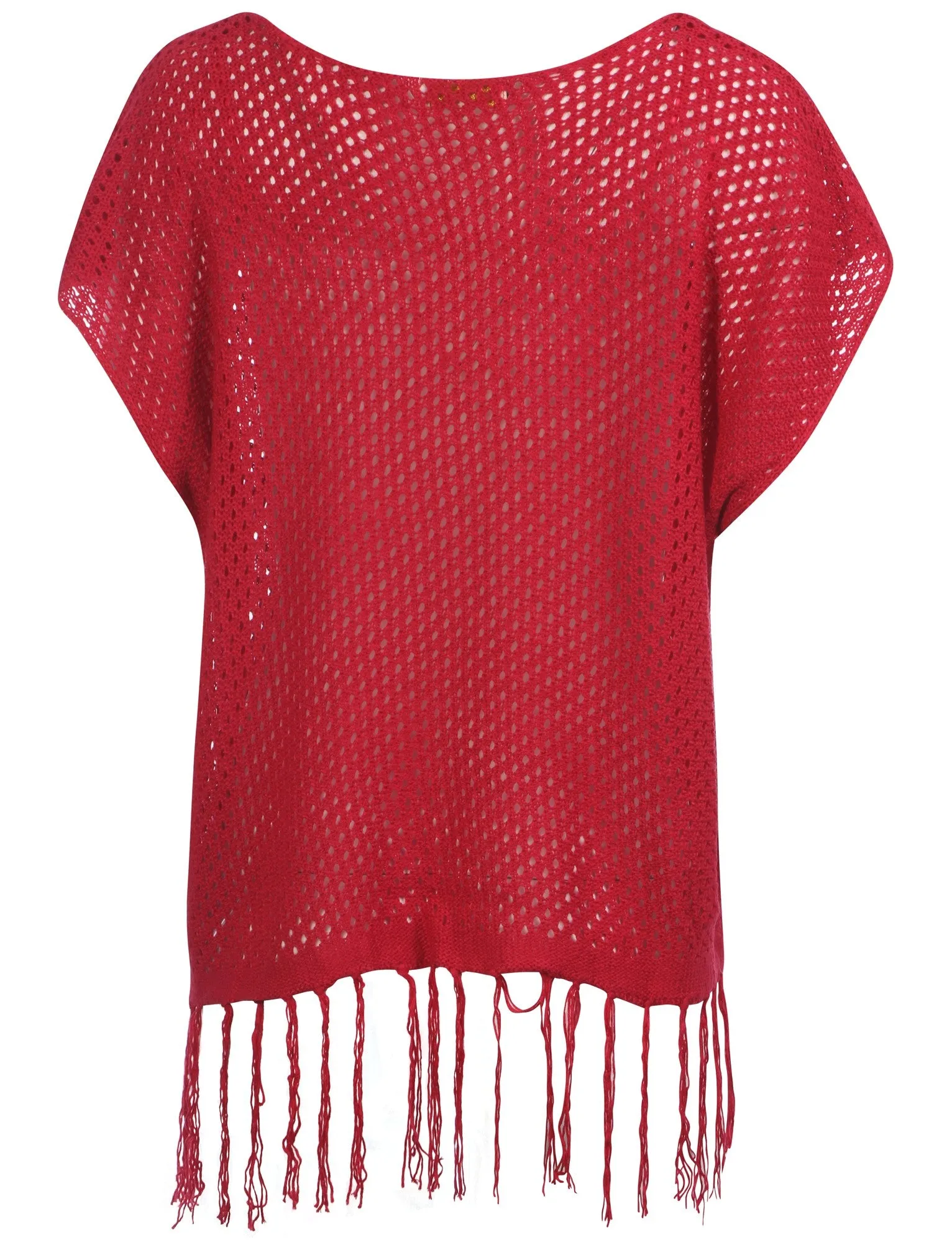 Plum Tree Khan pink knitted vest