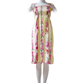 Plumeria Panel Women's Elastic Tube Dresses