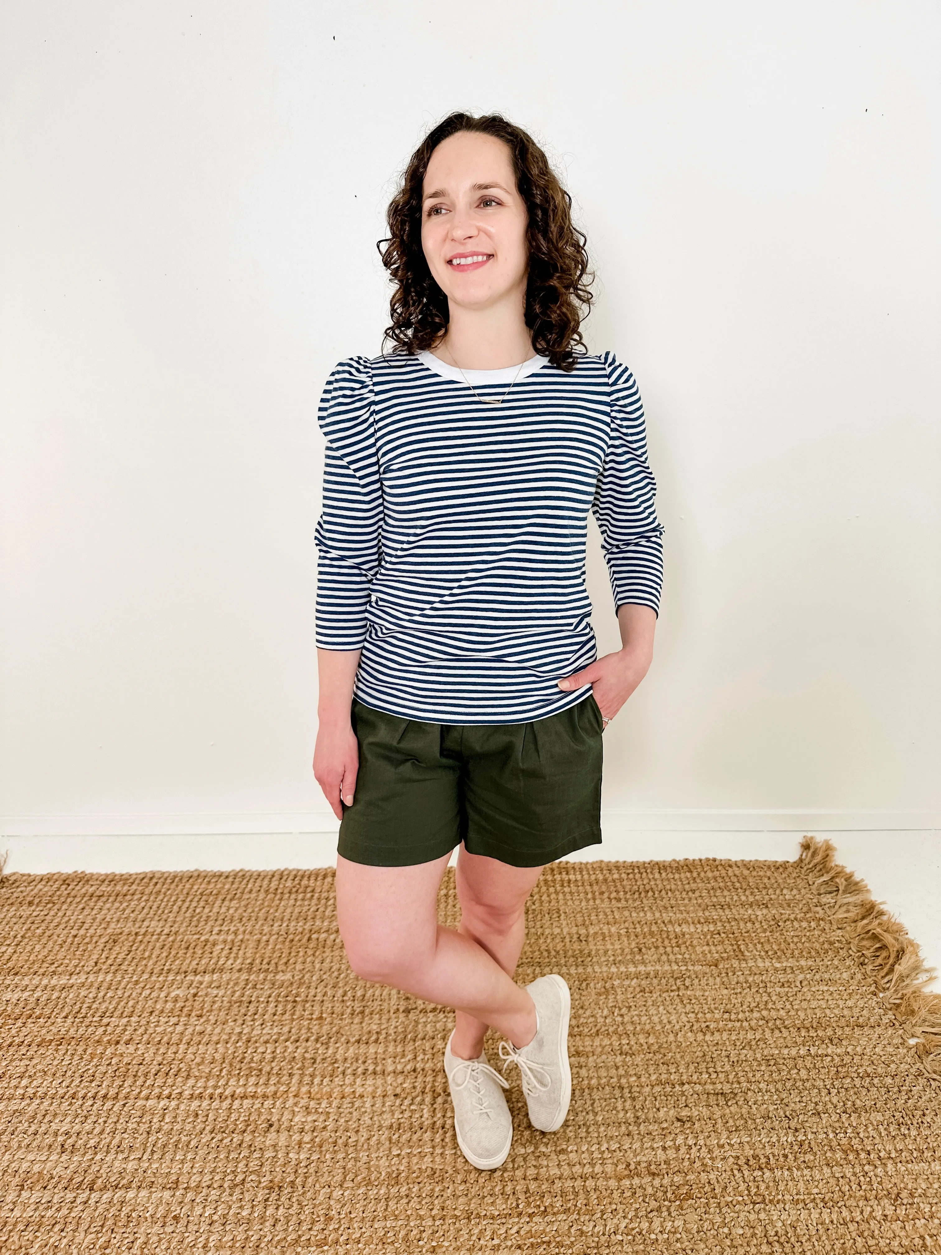 Puff Sleeve Knit Top