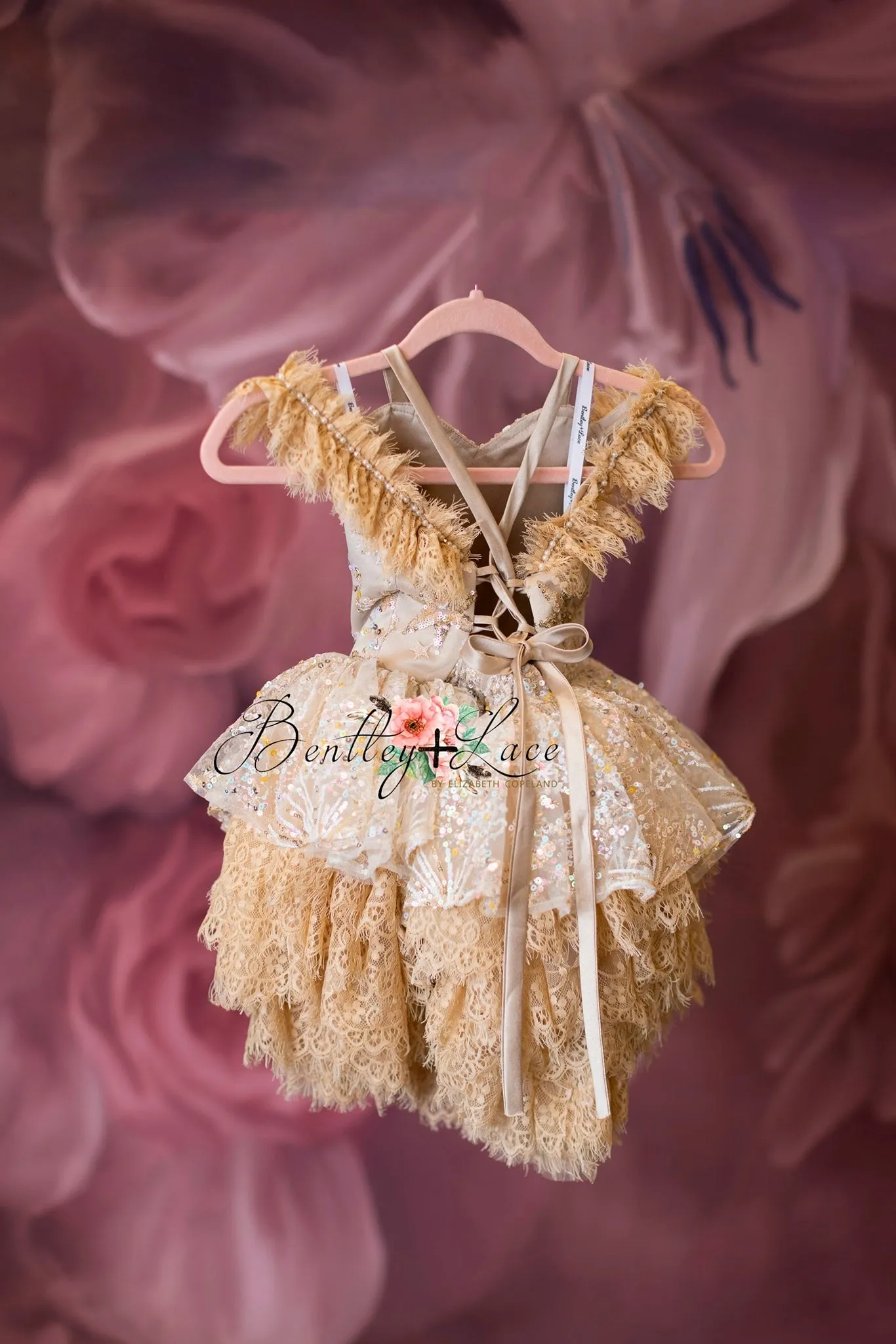 "Nassau" -  Stars Toddler vintage petal Length ( 4 Year - 5 Year)