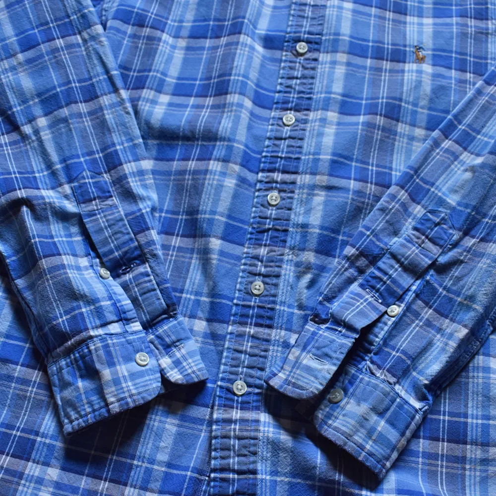 Ralph Lauren/ラルフローレン “SLIM FIT” チェック ボタンダウンシャツ　230505