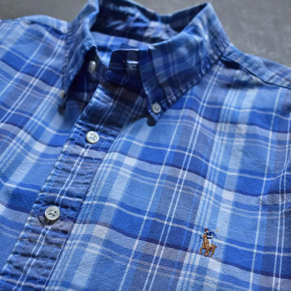 Ralph Lauren/ラルフローレン “SLIM FIT” チェック ボタンダウンシャツ　230505