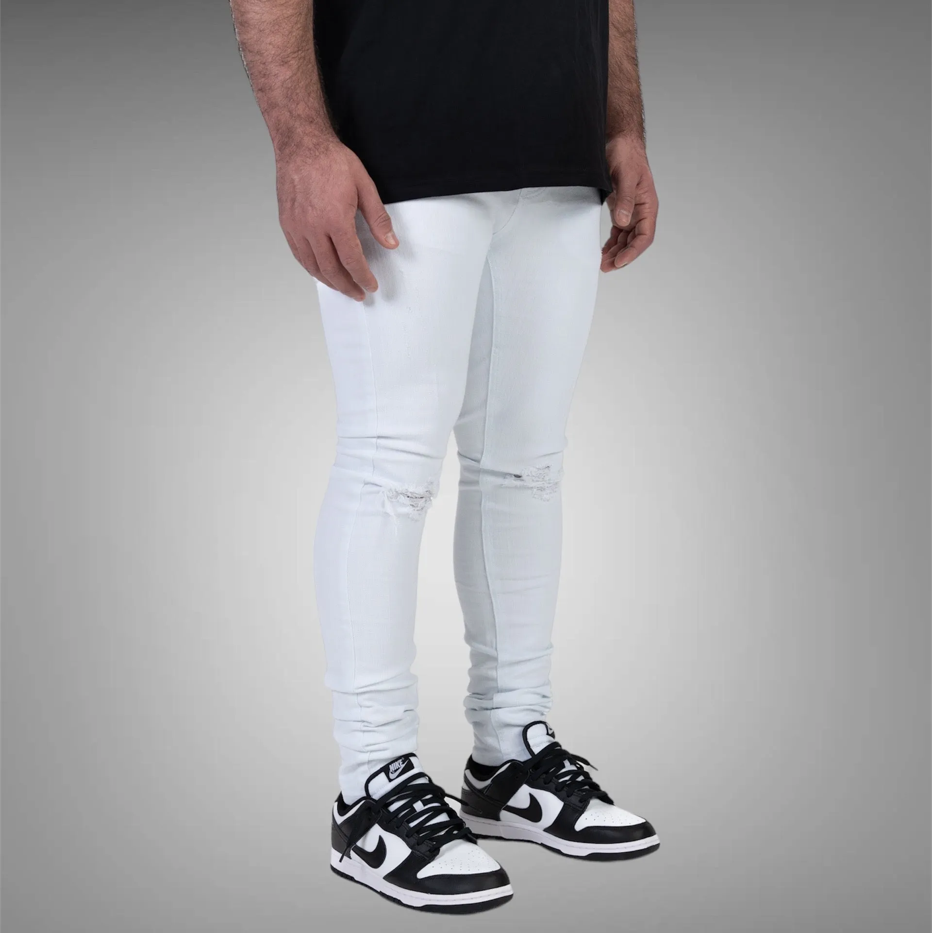 Relapse Jeans Kaleb skinny Denim White