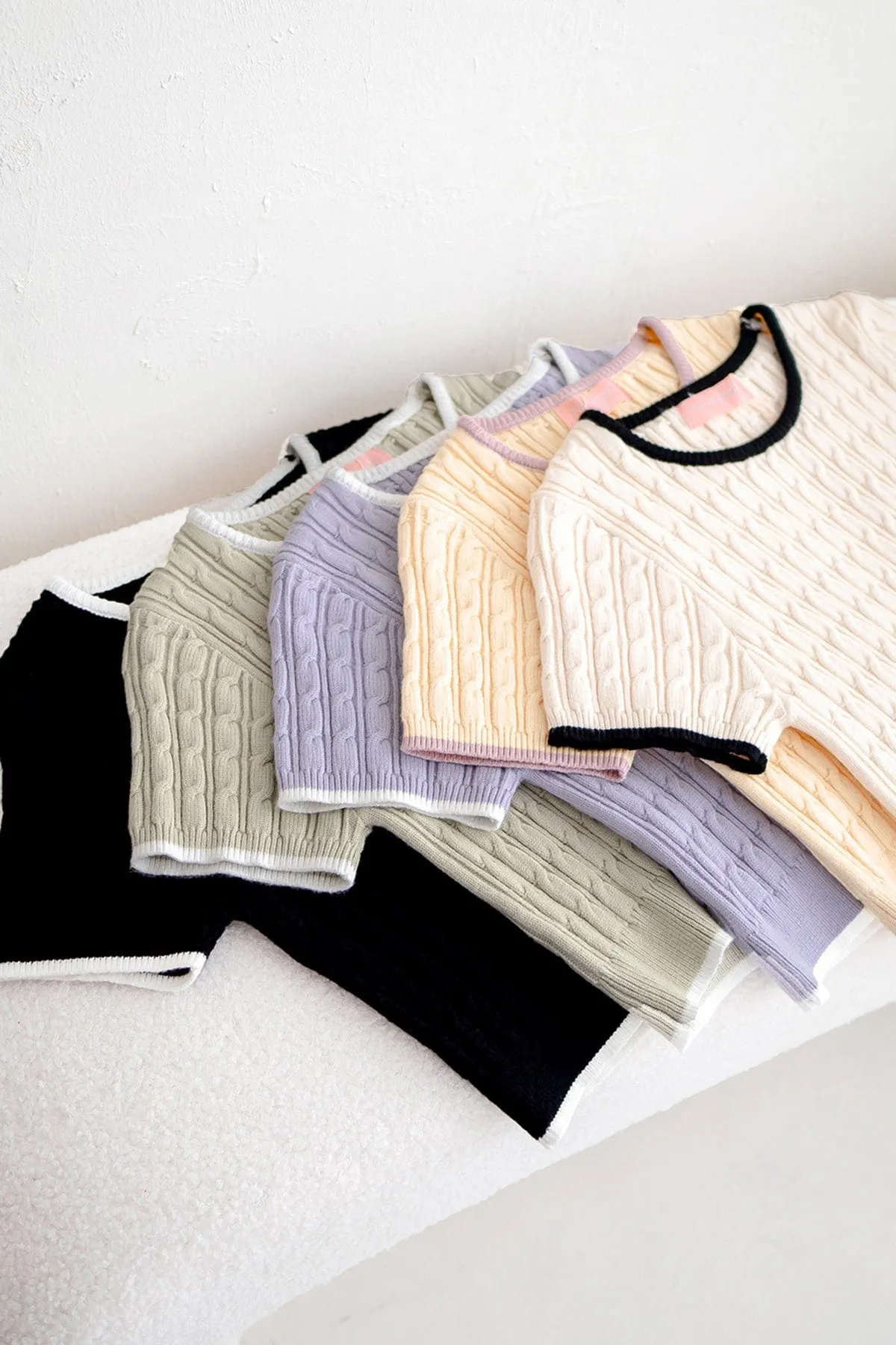 RESTOCKED** HERALD SLEEVED KNIT TOP IN BLACK
