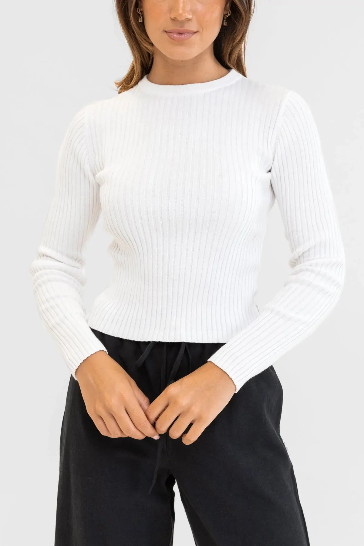 Rhythm Classic Knit Long Sleeve Top