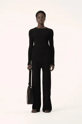 ROBERTA KNIT TOP BLACK