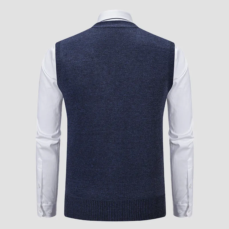 Roberto Russo Diamond Knitted Vest