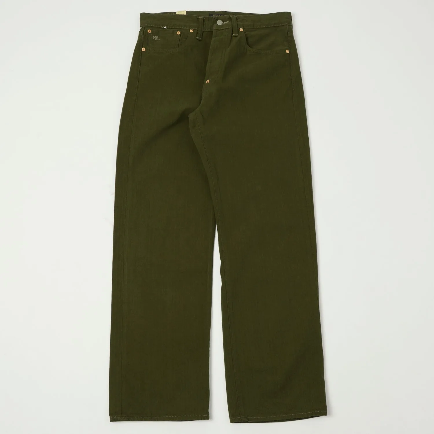 RRL Limited Edition Olive Selvedge Jean - One Wash