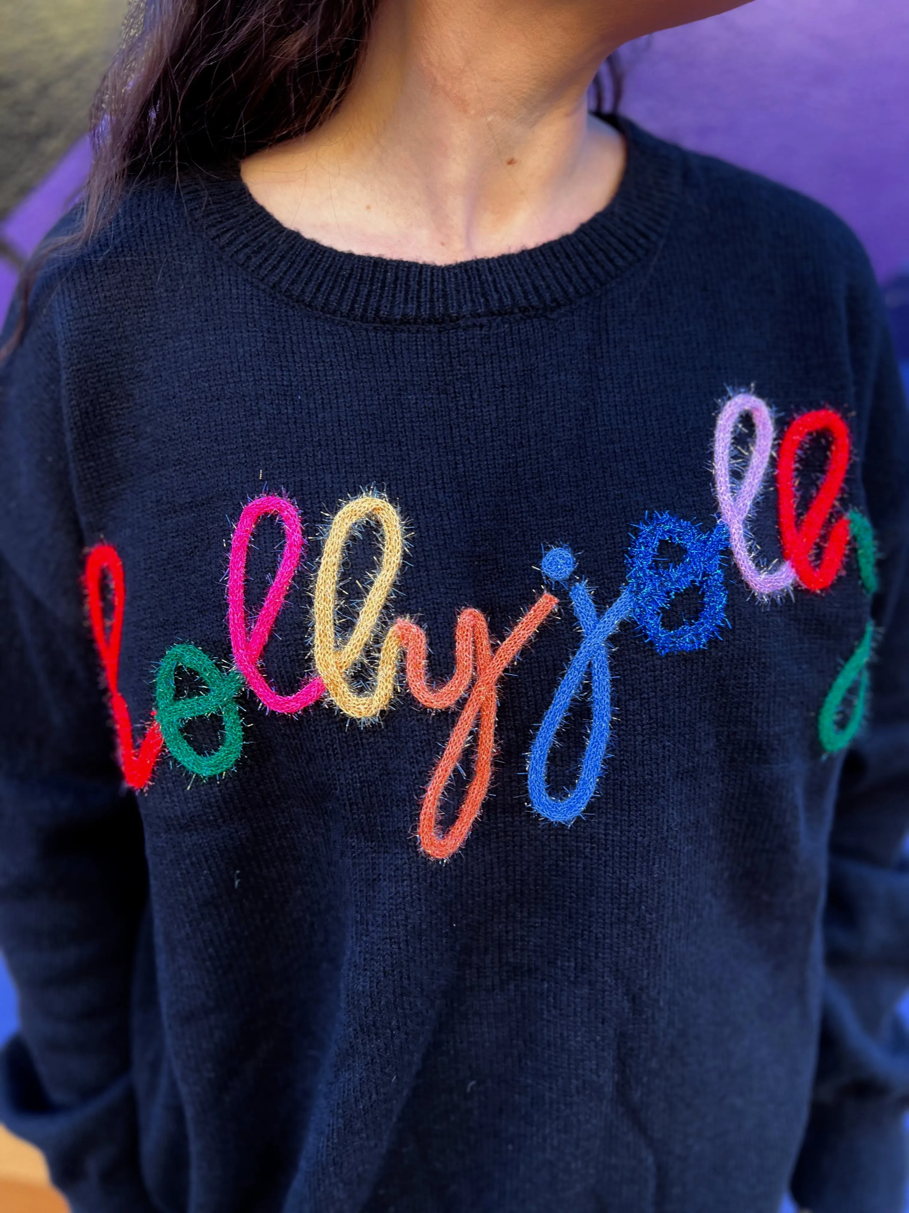 RTS Holly Jolly Tinsel Sweater