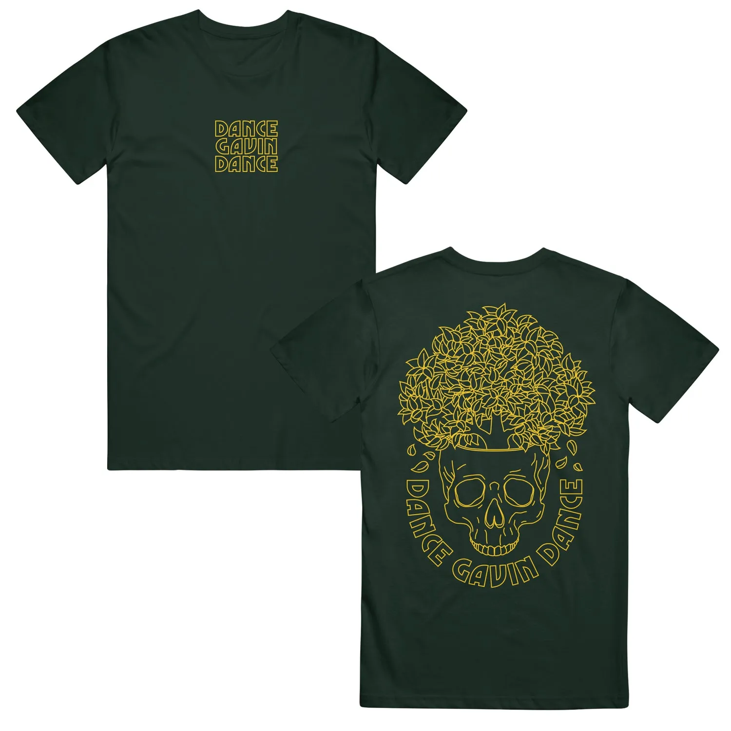 Skull Tree - Forest Green T-Shirt